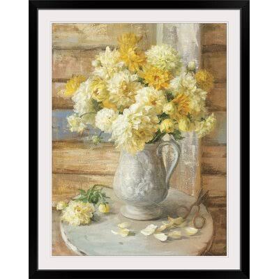 &From The Garden& Danhui Nai Graphic Art Print Laurel Foundry Modern Farmhouse Format: Black Frame, Size: 24x22 H x 20x22 W x 1x ZSA1_W1EFJ27