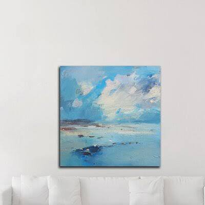 &Low Tide& by Andrew Kinmont - Wrapped Canvas Painting Print Latitude Run Size: 24x22 H x 24x22 W x 1.5x22 D QSW0_D1FAH25